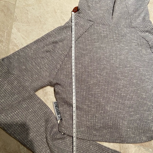 Gymshark Lilac Marl Slounge Cropped Hoodie - Picture 11 of 12